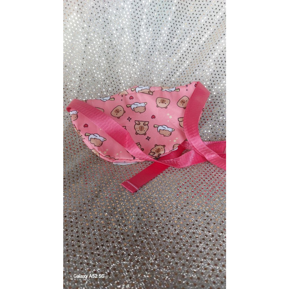 Pink Capybara bum bag
